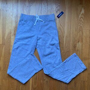 NWT Old Navy Wide Leg Sweatpants LIGHT Grey Girls Size 10-12
